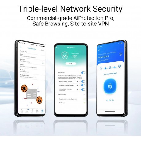 ZenWiFi BD4 (1-Pack) Dual-Band WiFi 7 Mesh, 3600 Mbps, 2450 sq. ft., Dual 2.5G Ports, Security and Parental Controls Included, Smart Home Master SSIDs