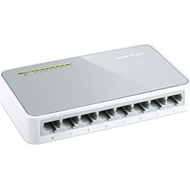 TP-Link 8 Port 10/100Mbps Fast Ethernet Switch | Desktop Ethernet Splitter | Ethernet Hub | Plug and Play | Fanless Quiet | Desktop Design