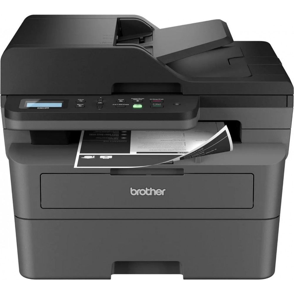 Brother DCP-L2640DW Wireless Compact Monochrome Multi-Function Laser Printer with Copy and Scan, Duplex, Mobile, Black & White