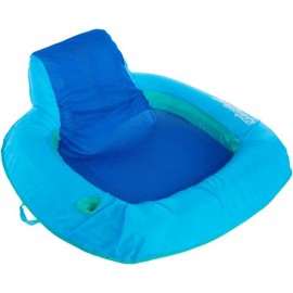 SwimWays Spring Float SunSeat Water Pool Summertime Relaxation Lounge Seat, Blue