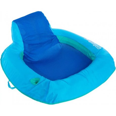 SwimWays Spring Float SunSeat Water Pool Summertime Relaxation Lounge Seat, Blue