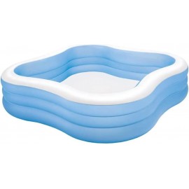 Swim Center 90in x 90in x 2in Inflatable Play Kids Backyard Swimming Pool