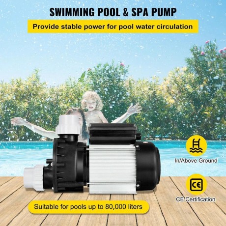 Swimming Pool Pump Hayward 1HP 110V Hot Tub SPA Pump In/Above Ground Strainer