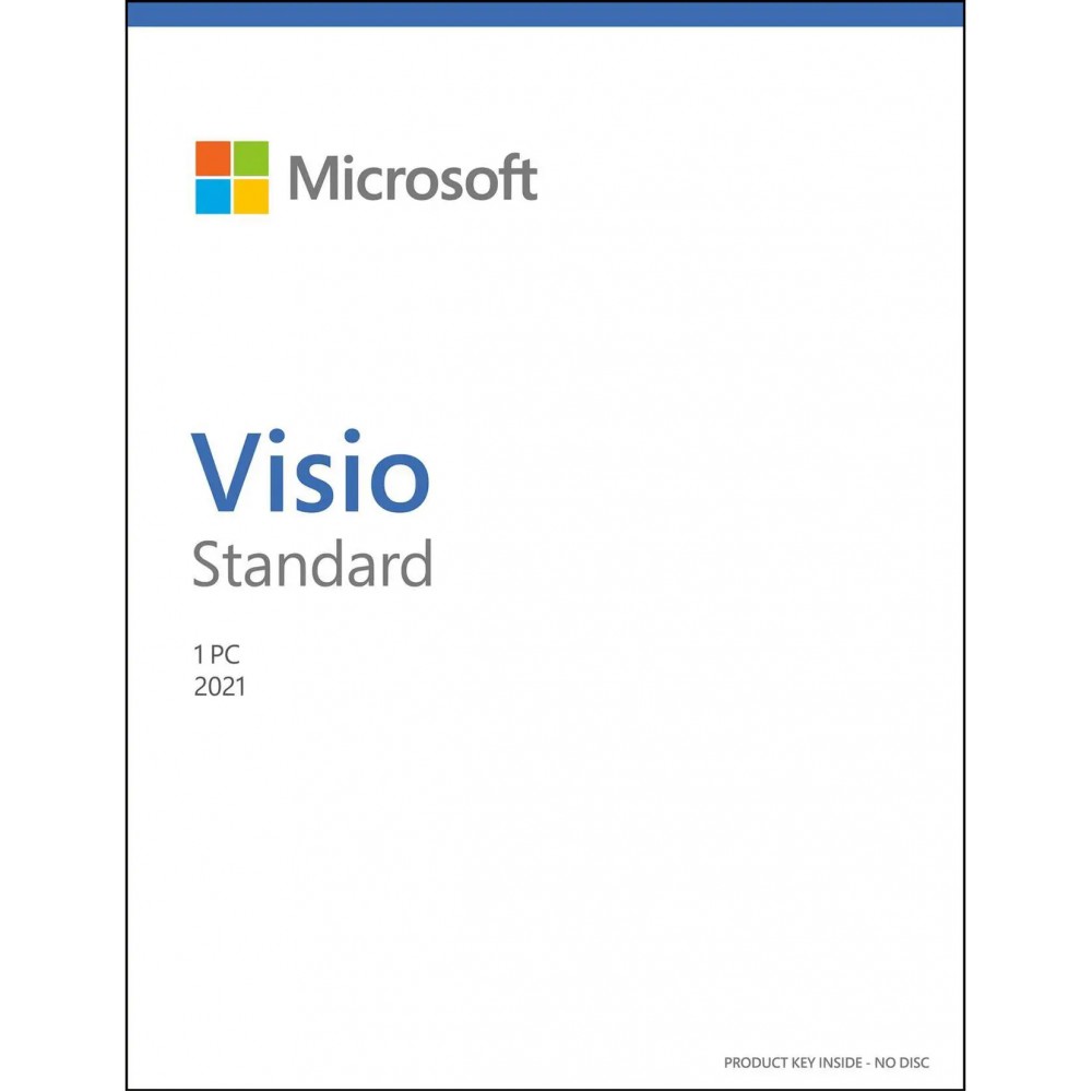 Microsoft Visio Standard 2021 / Windows 10 - Download - 1PC