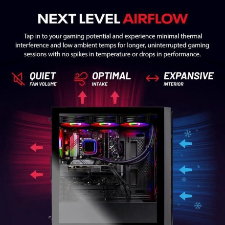 Rampage Gaming PC Desktop, Ryzen 7 7700X 4.5 GHz (5.4GHz Turbo Boost), NVIDIA RTX 5070 12GB GDDR7, 1TB Gen4 SSD, 32GB DDR5 RAM 6000 RGB, 850W GOLD PSU, 360mm ARGB AIO , Wi-Fi, Win 11 Home