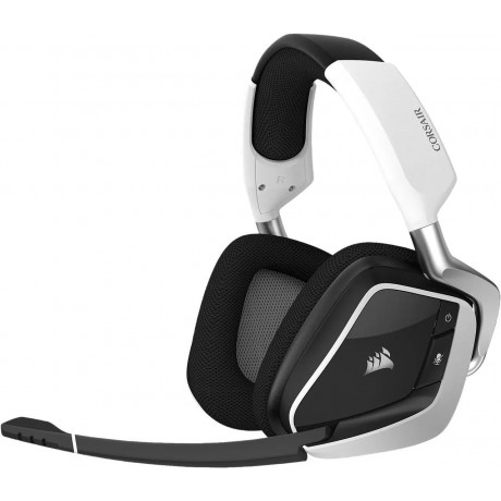 VOID RGB Elite Wireless Premium Gaming Headset with 7.1 Surround Sound - Discord Certified - Works with PC, PS5 and PS4 - White