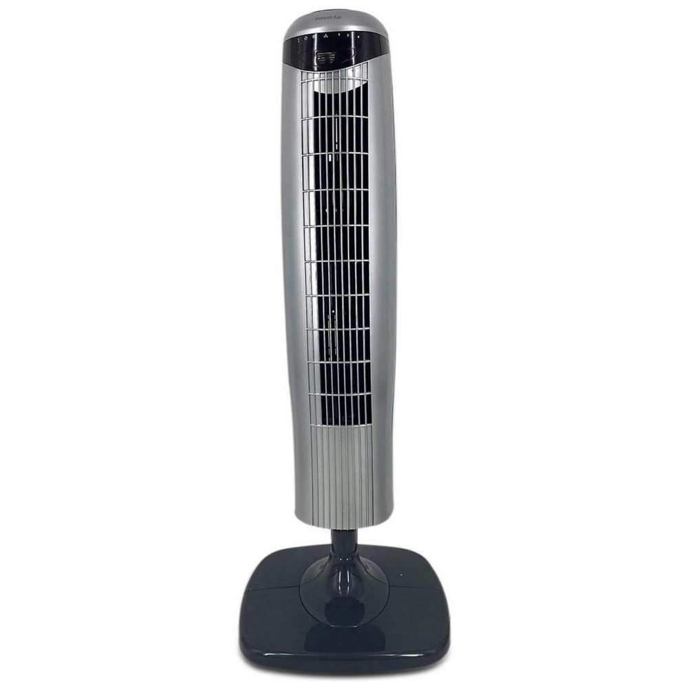 F-7414 35 Inch 3 Speed Pedestal Tower Fan with Remote Control and LED