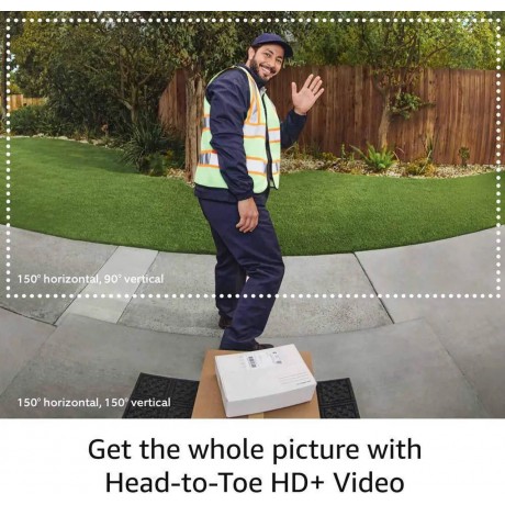 Wired Video Doorbell Pro, Smart WiFi Video Doorbell Wired - Satin Nickel