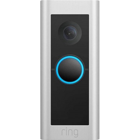 Wired Video Doorbell Pro, Smart WiFi Video Doorbell Wired - Satin Nickel