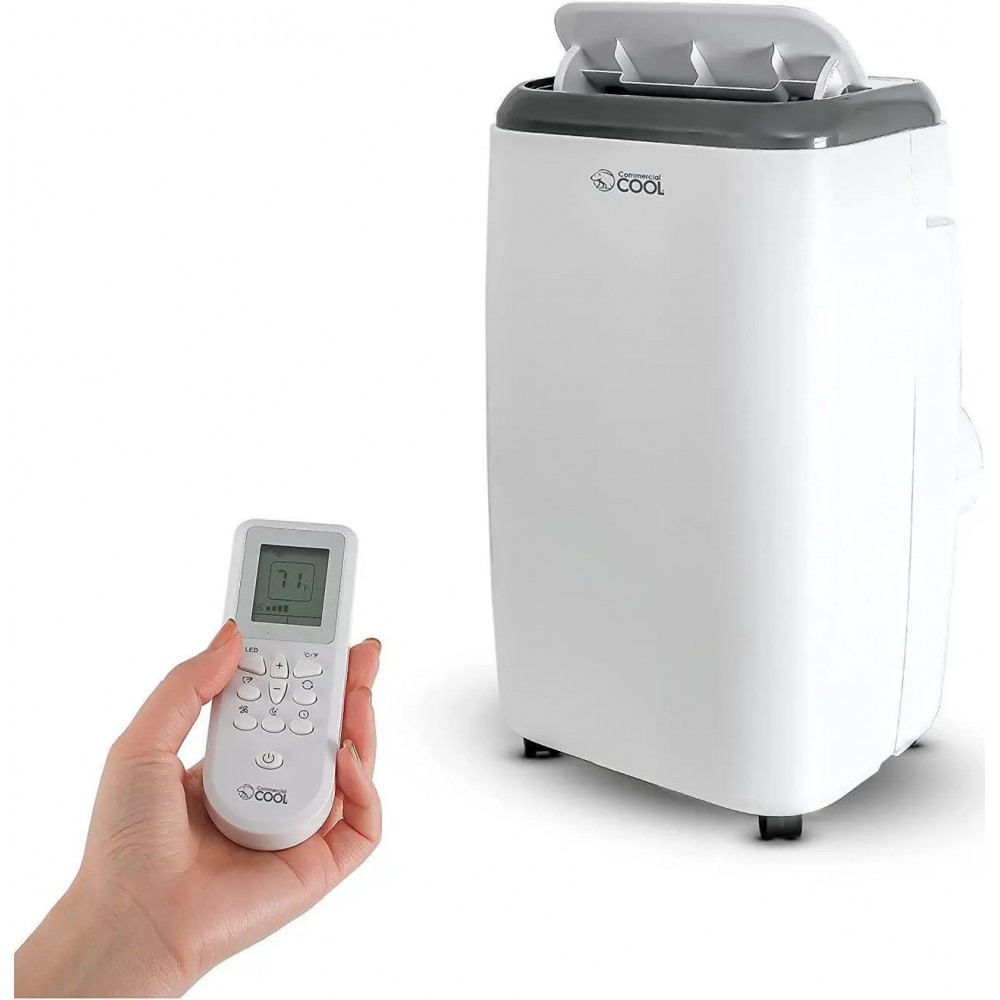 Commericial Cool Portable Air Conditioner with Remote Control, 12000 BTU, White