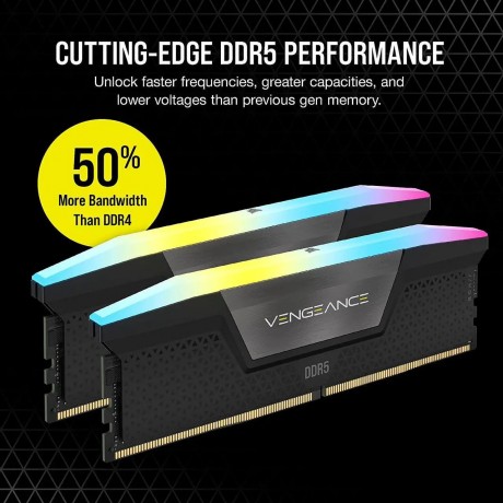 Vengeance RGB 32GB (2 x 16GB) 288-Pin PC RAM DDR5 6000 (PC5 48000) Desktop Memory