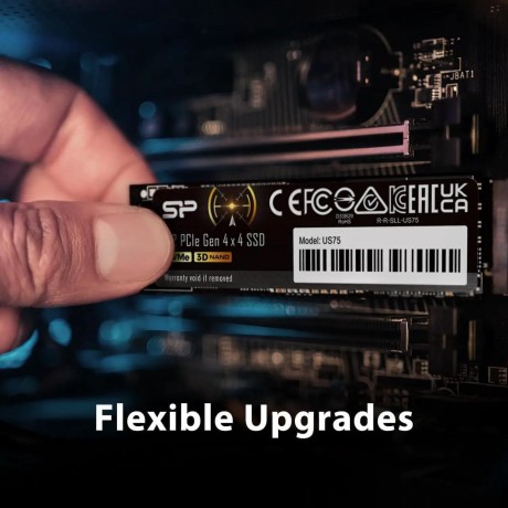 1TB US75 Nvme PCIe Gen4 M.2 2280 SSD R/W Up to 7,000/6,500 MB/s, PS5 compatible