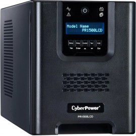 PR1500LCD Smart App Sinewave UPS Systems - 1500VA/1500W, 120 VAC, NEMA 5-15P, Mini-Tower, Sine Wave, 8 Outlets, LCD, PowerPanel
