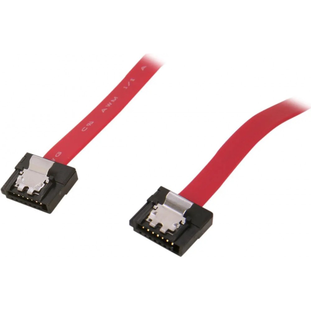 Ultra Thin Premium SATA II Cable 1M (3.28 ft.) Mini SATA Cable with Locking Latch SATA 2 for SATA I and SATA II Hard Drive 3.28ft Model SATA-1-MINI 3.28 feet