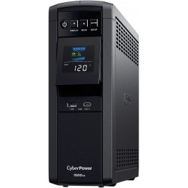 CP1500PFCLCD PFC Sinewave UPS Systems - 1500VA/1000W, 120 VAC, NEMA 5-15P, Mini-Tower, Sine Wave, 12 Outlets, LCD, PowerPanel