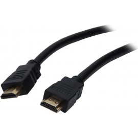 HDMI-FF-10BK HDMI 2.0 Premium Cable w/Ethernet, Male to Male, 4K2K @ 60Hz, 18Gbps, 10ft.Black HDMI Cable - OEM