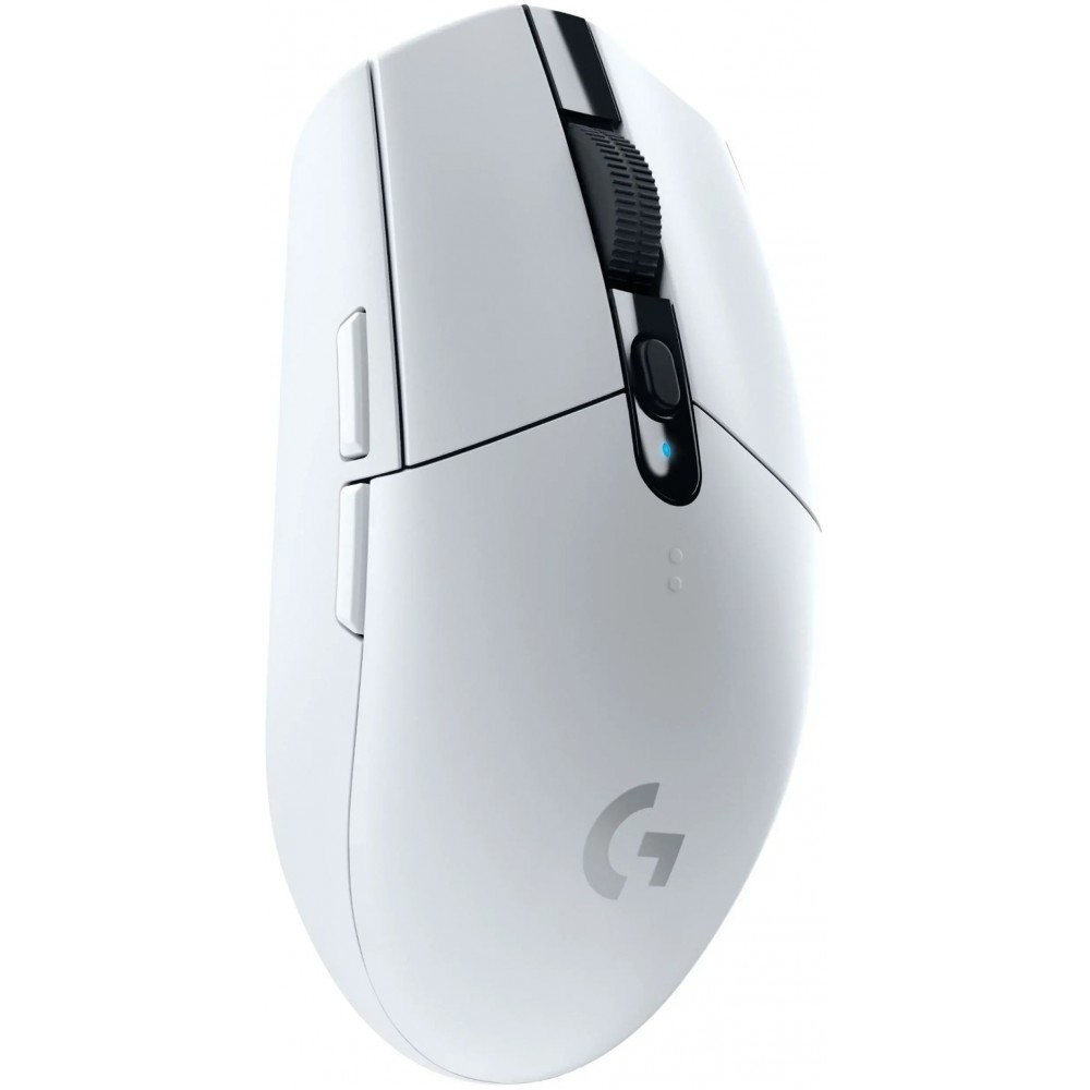Logitech G305 LIGHTSPEED Wireless Gaming Mouse, Hero 12K Sensor, 12,000 DPI, Lightweight, 6 Programmable Buttons, 250h Battery Life, On-Board Memory, PC/Mac - White