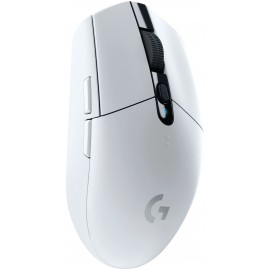 Logitech G305 LIGHTSPEED Wireless Gaming Mouse, Hero 12K Sensor, 12,000 DPI, Lightweight, 6 Programmable Buttons, 250h Battery Life, On-Board Memory, PC/Mac - White