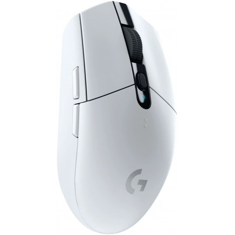 Logitech G305 LIGHTSPEED Wireless Gaming Mouse, Hero 12K Sensor, 12,000 DPI, Lightweight, 6 Programmable Buttons, 250h Battery Life, On-Board Memory, PC/Mac - White