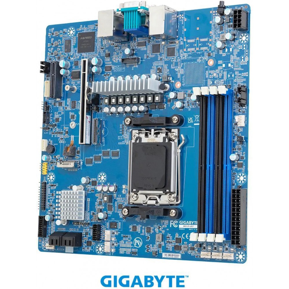 GIGABYTE MC13-LE2 Motherboard - AMD EPYC™ 4005/4004 & Ryzen™ 9000/7000 - microATX UP 1Gb/s LAN